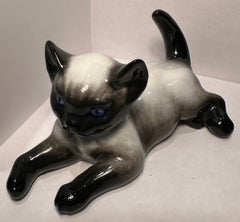 Finest Quality Rosenthal Germany Siamese Kitten Cat Porcelain Figurine