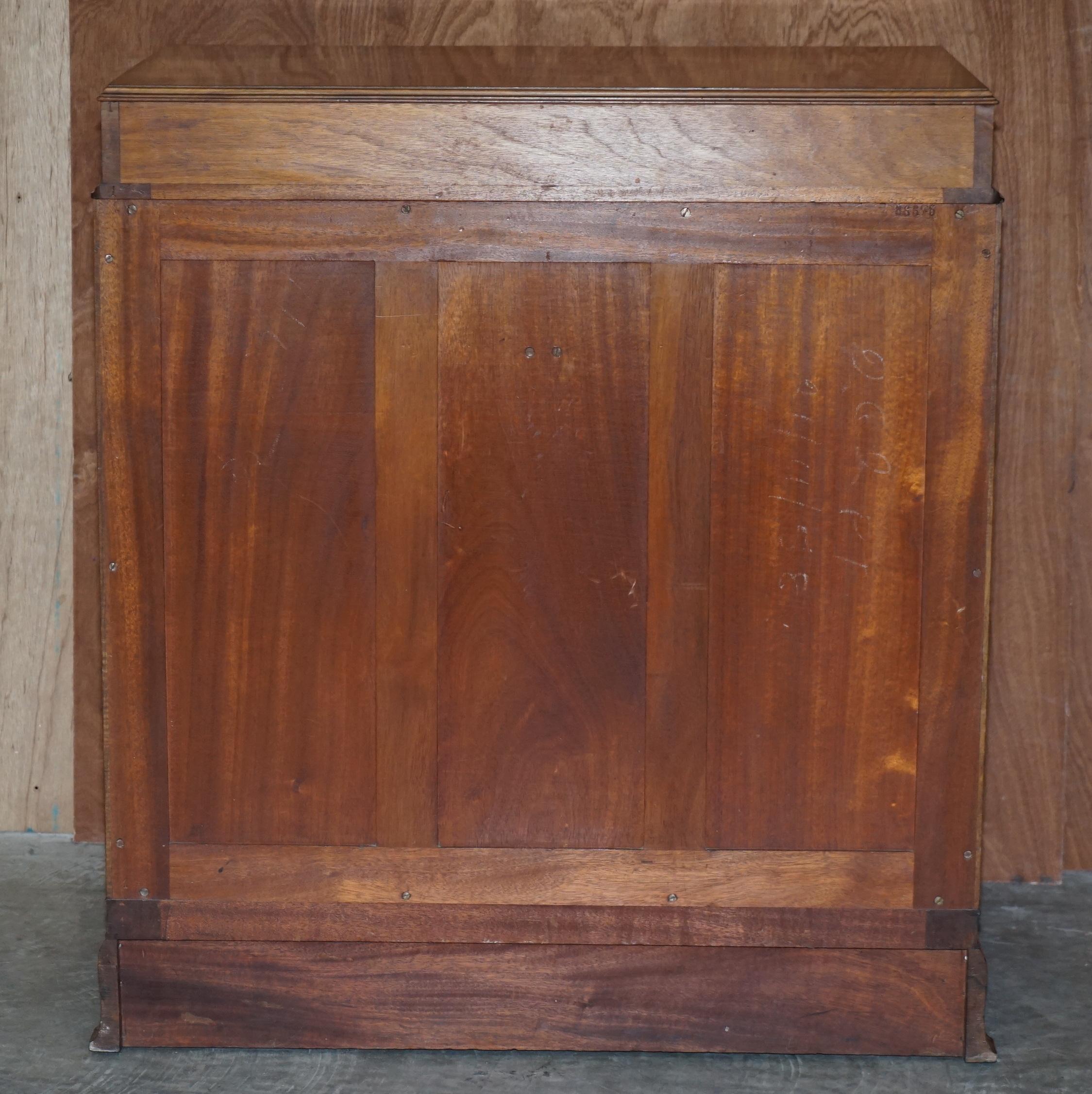 Finest Quality Waring & Gillow Burr Walnut Chest of Drawers Part of a Suite 9