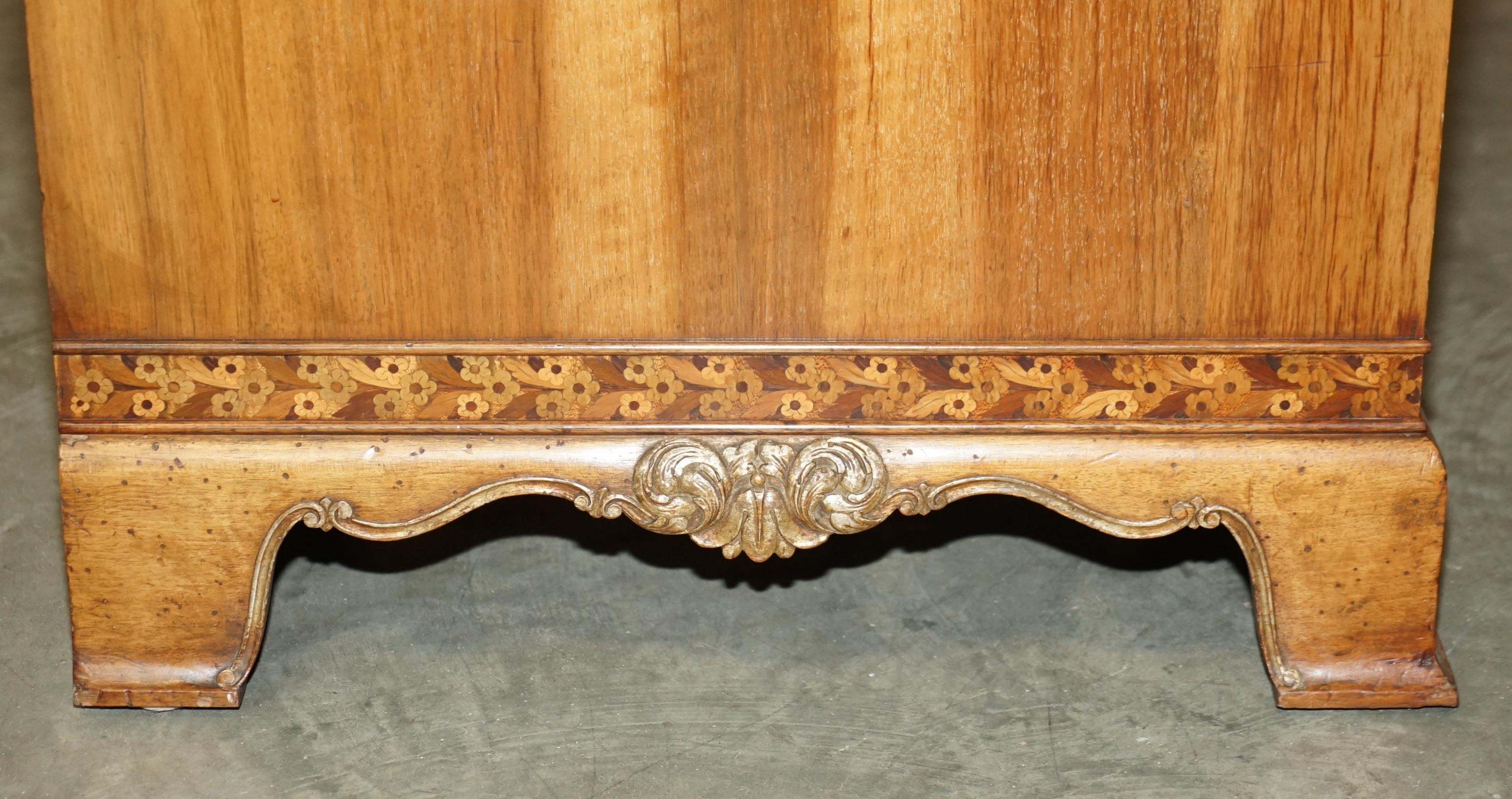 Finest Quality Waring & Gillow Burr Walnut Dressing Table Mirror Part of Suite 9