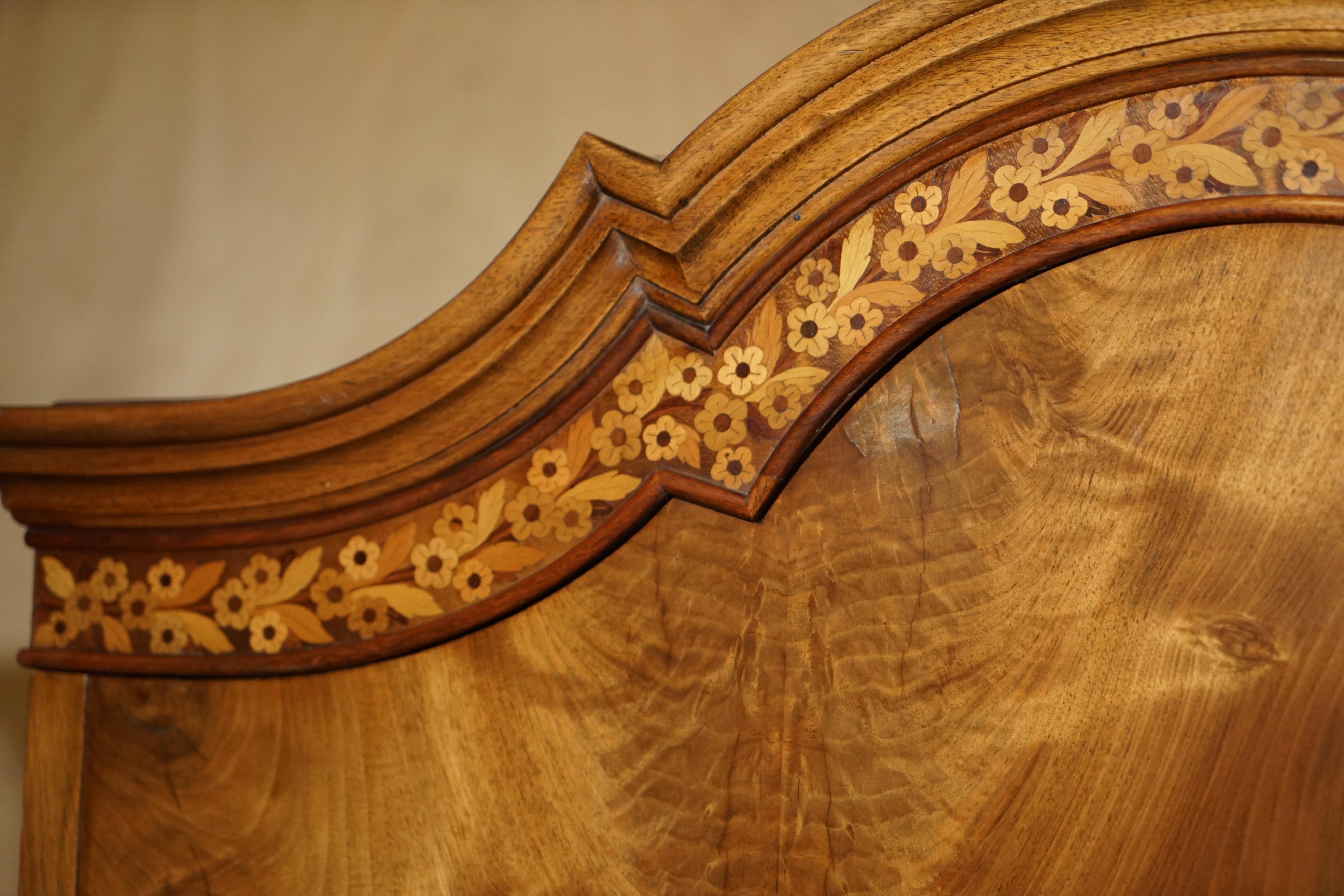 20th Century Finest Quality Waring & Gillow Burr Walnut Triple Wardrobe Part of Large Suite For Sale