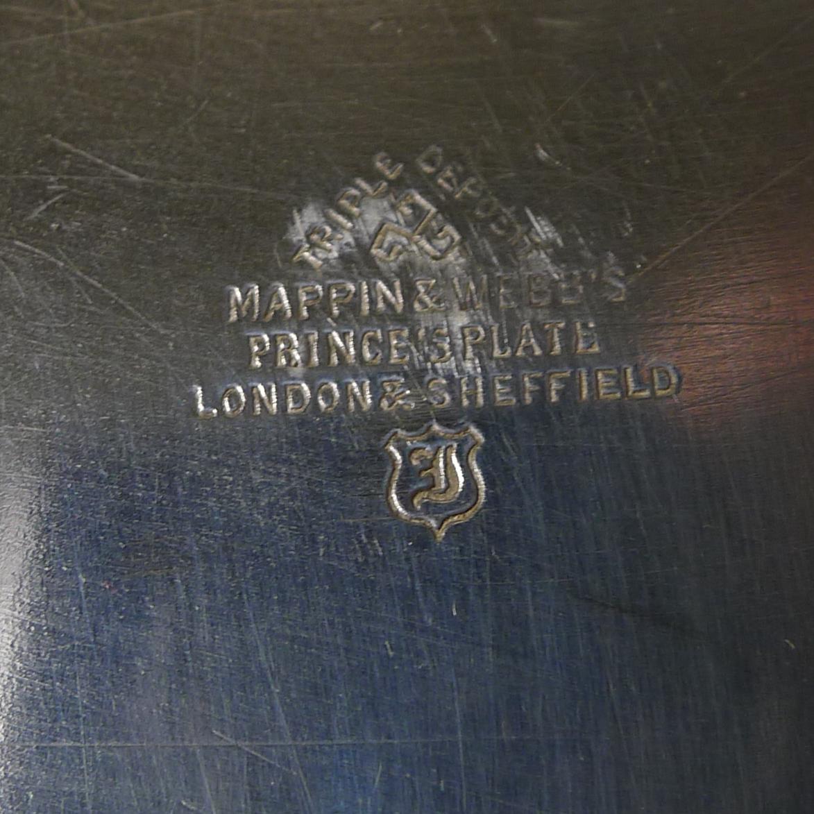 Finest Silver Plated Tray, Royal Crown by Mappin & Webb, C.1910 1