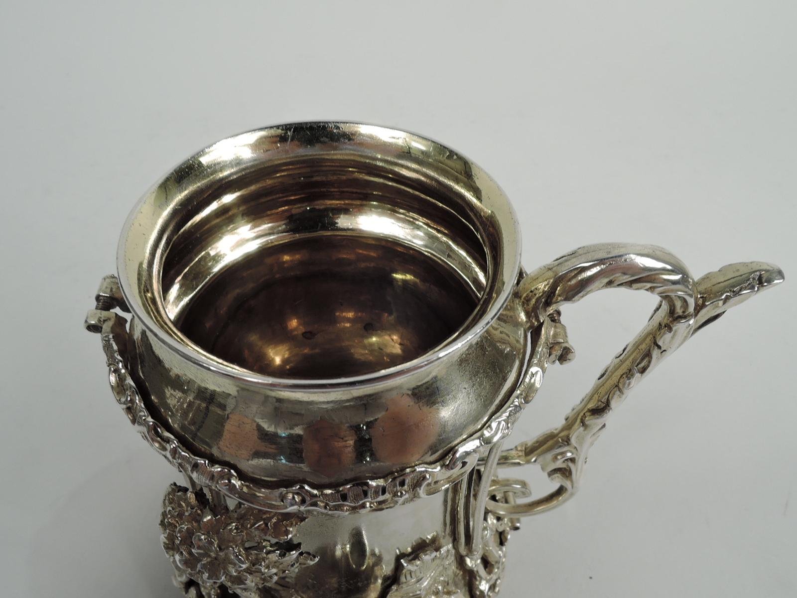 Finest Victorian Silver Gilt Christening Mug with Aesop’s Fables In Good Condition In New York, NY