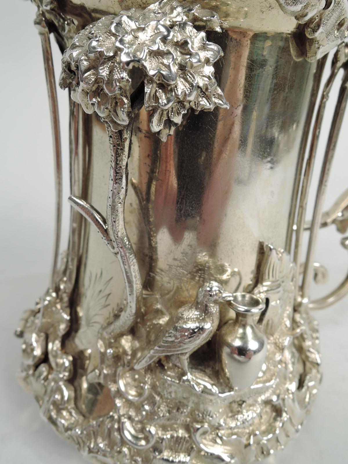 Finest Victorian Silver Gilt Christening Mug with Aesop’s Fables 2