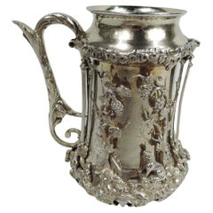 Finest Victorian Silver Gilt Christening Mug with Aesop’s Fables