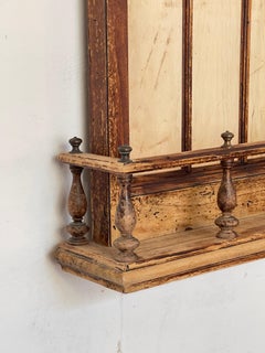 Window with balcony , solid wood, "Maison d'Antan," Italian , 1970s