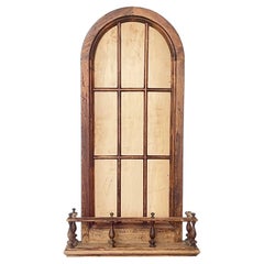 Window with balcony , solid wood, "Maison d'Antan," Italian , 1970s