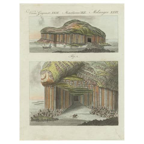 Fingal's Cave: Nature's Cathedral on the Isle of Staffa in Scotland, 1790