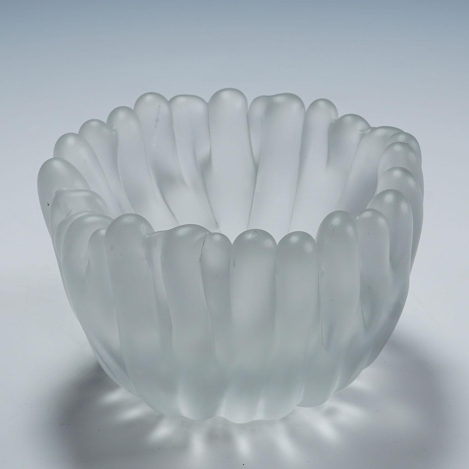 Finlandese Vaso in vetro artistico Finger di Tapio Wirkkala per Iittala 1951 in vendita