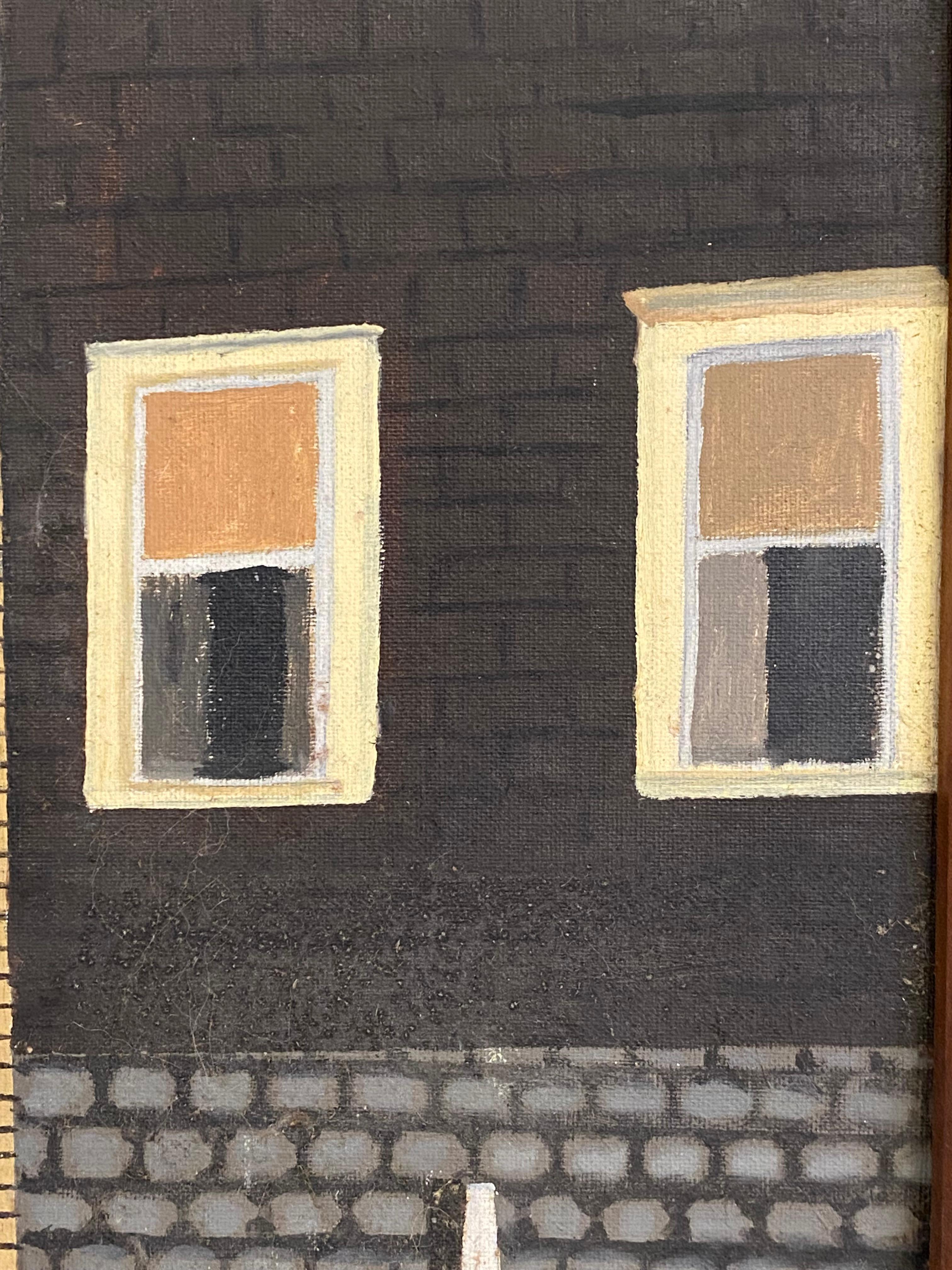 Pintura de la fachada del edificio de la Finger Lakes Telephone Corporation, Marcellus Nueva York Lienzo en venta