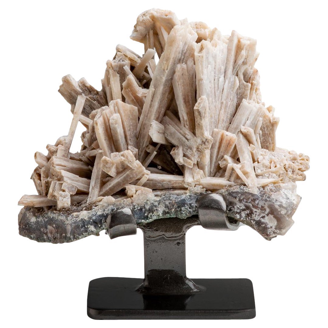 Cuarzo dactilar tras pseudomorfos de anhidrita