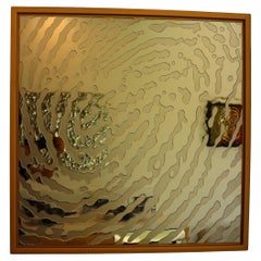 Fingerprint Gold Art Wall Decor