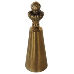 Vintage Finial Shape Solid Brass Candle Snuffer