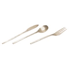 Finiiri silver plated copper Cutlery Set