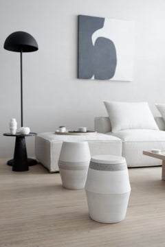 Finiiri Ceramic with Yute Thread Details Small Stool