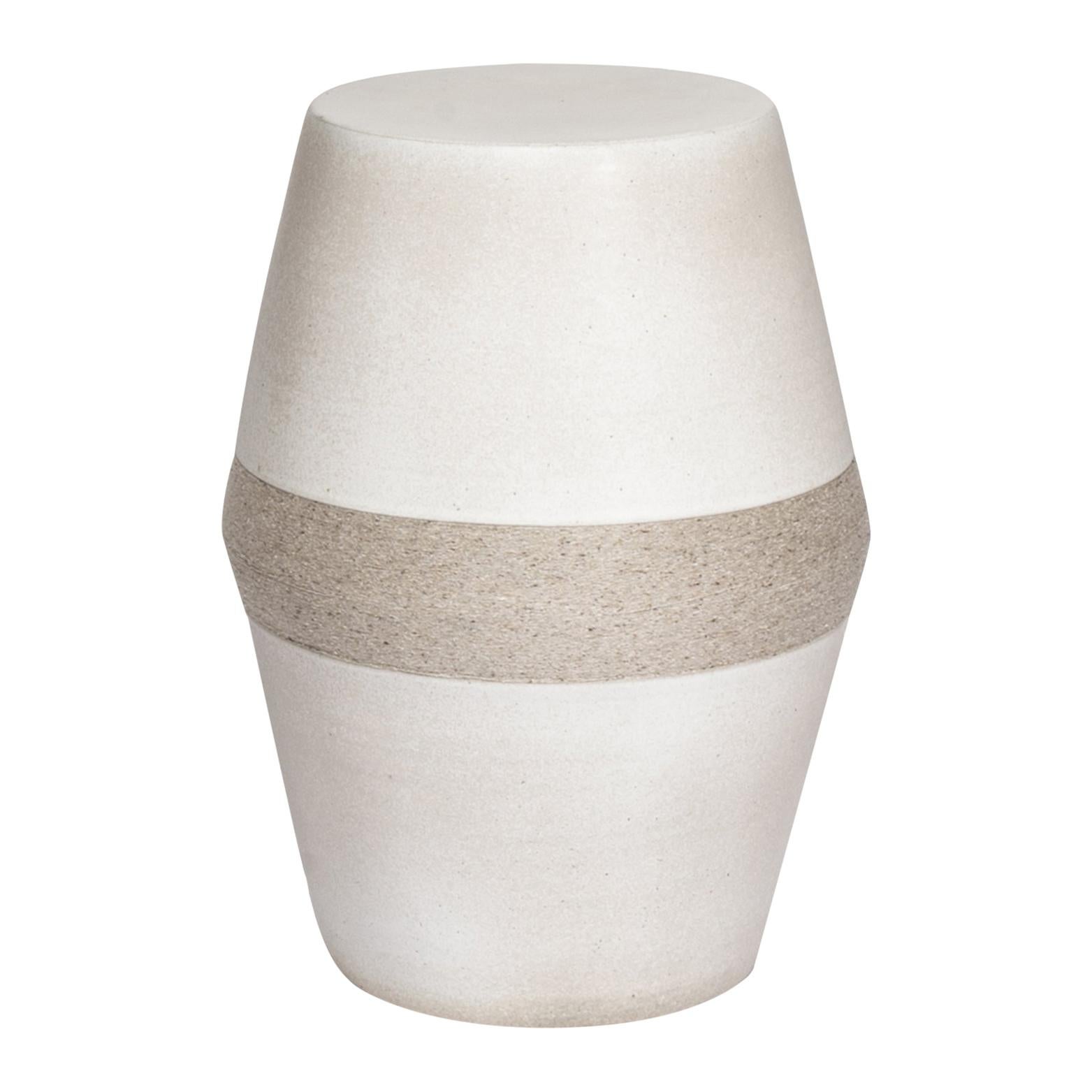 Finiiri ceramic with Yute thread details tall Stool 