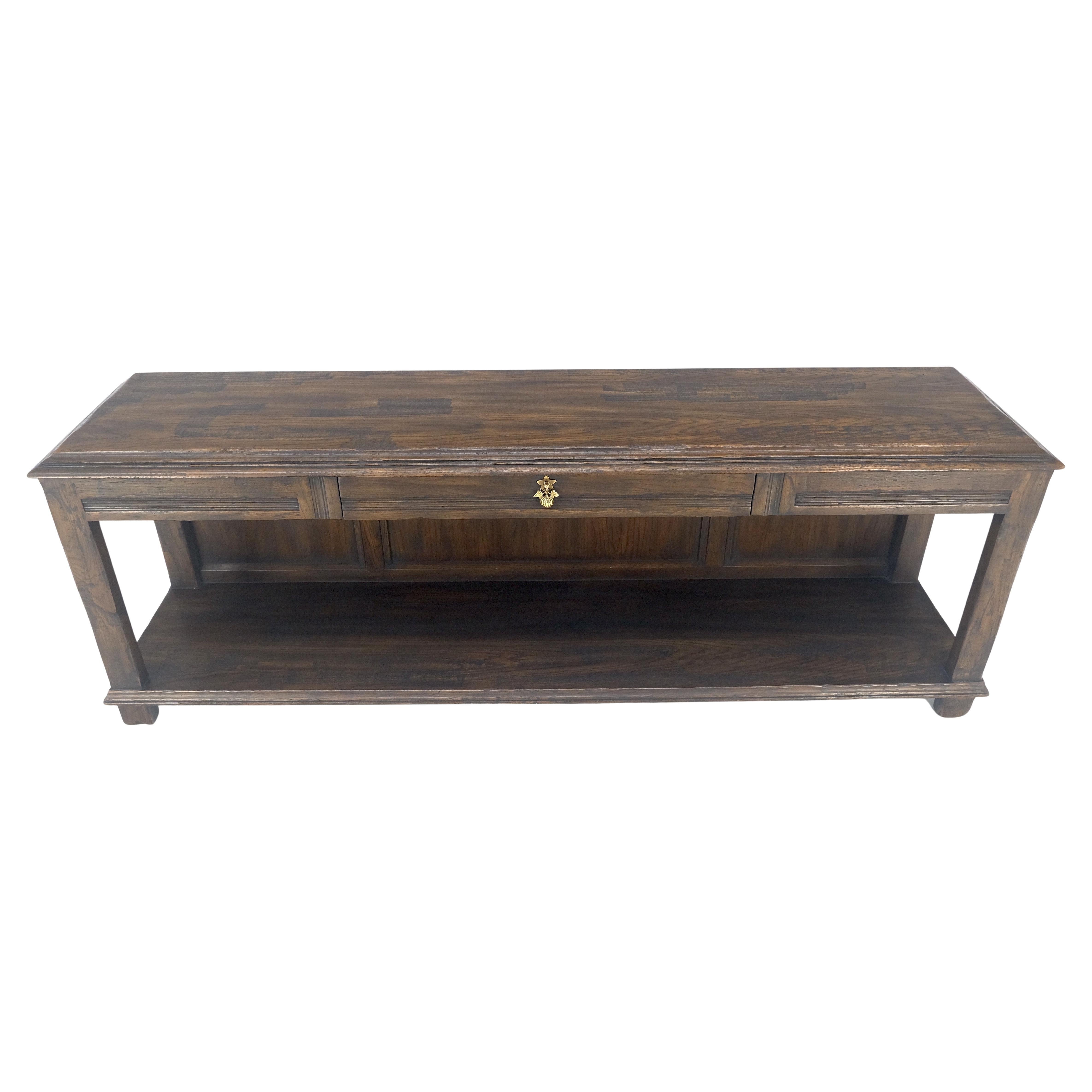 Mid-Century Modern Finished Back Solid Oak c1970s 78