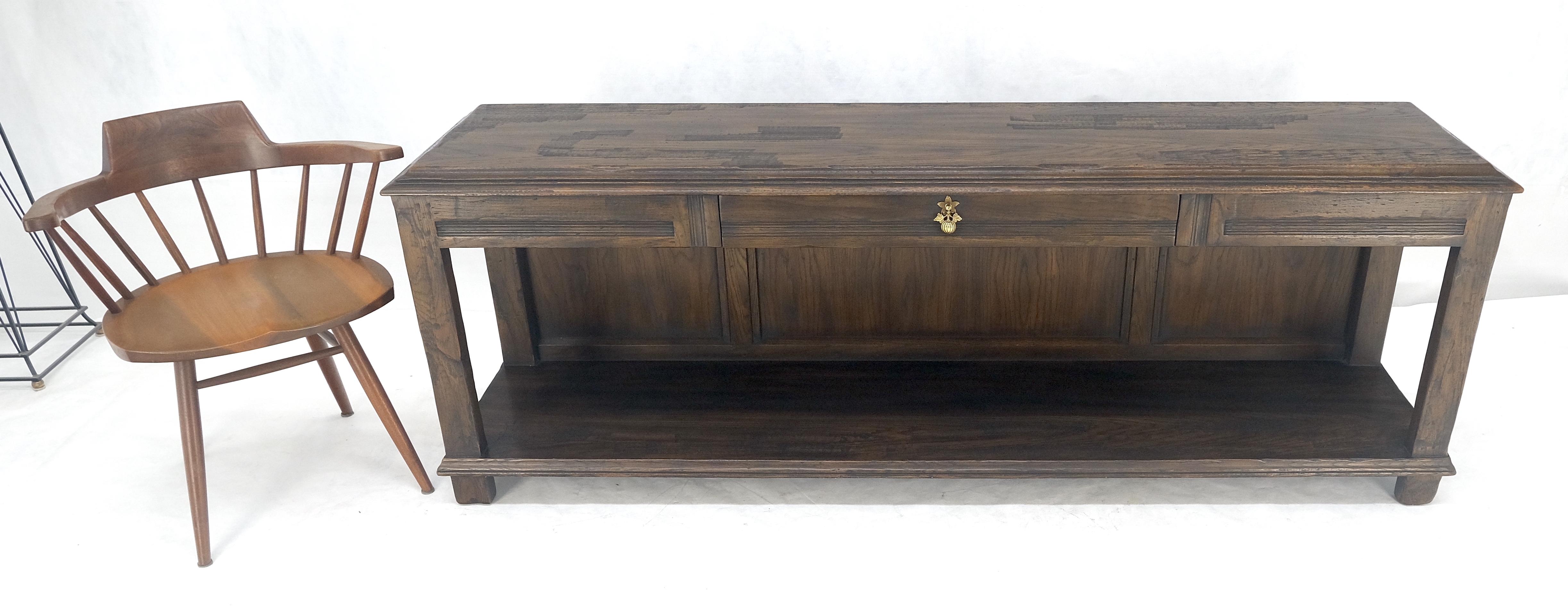 Lacquered Finished Back Solid Oak c1970s 78