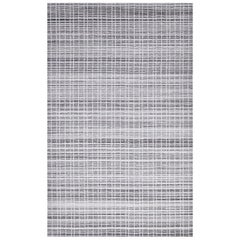 Finley, Contemporary Modern Loom Knotted Area Rug, Pewter
