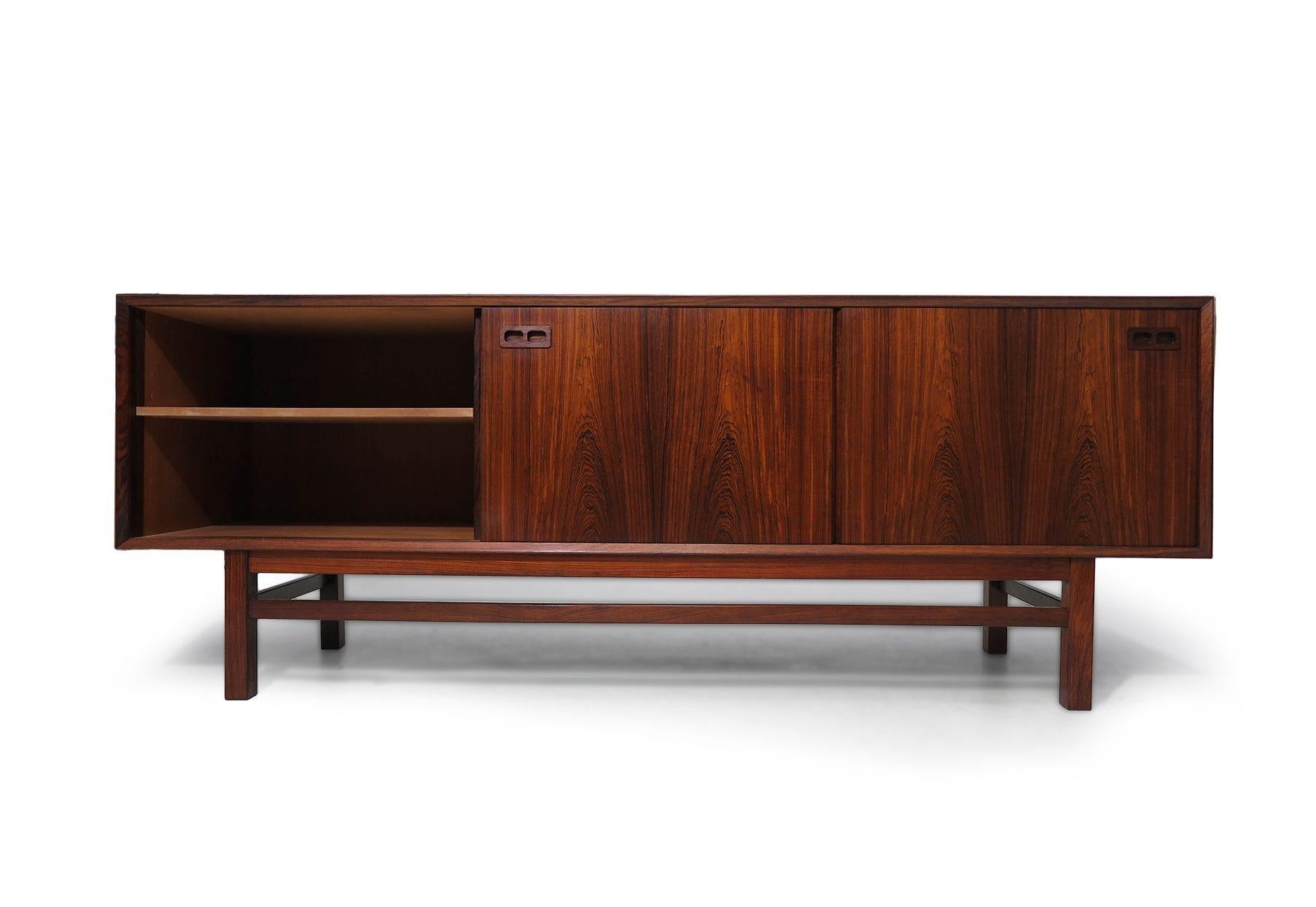 Finley Restored Mid-century Danish Rosewood Credenza 1
