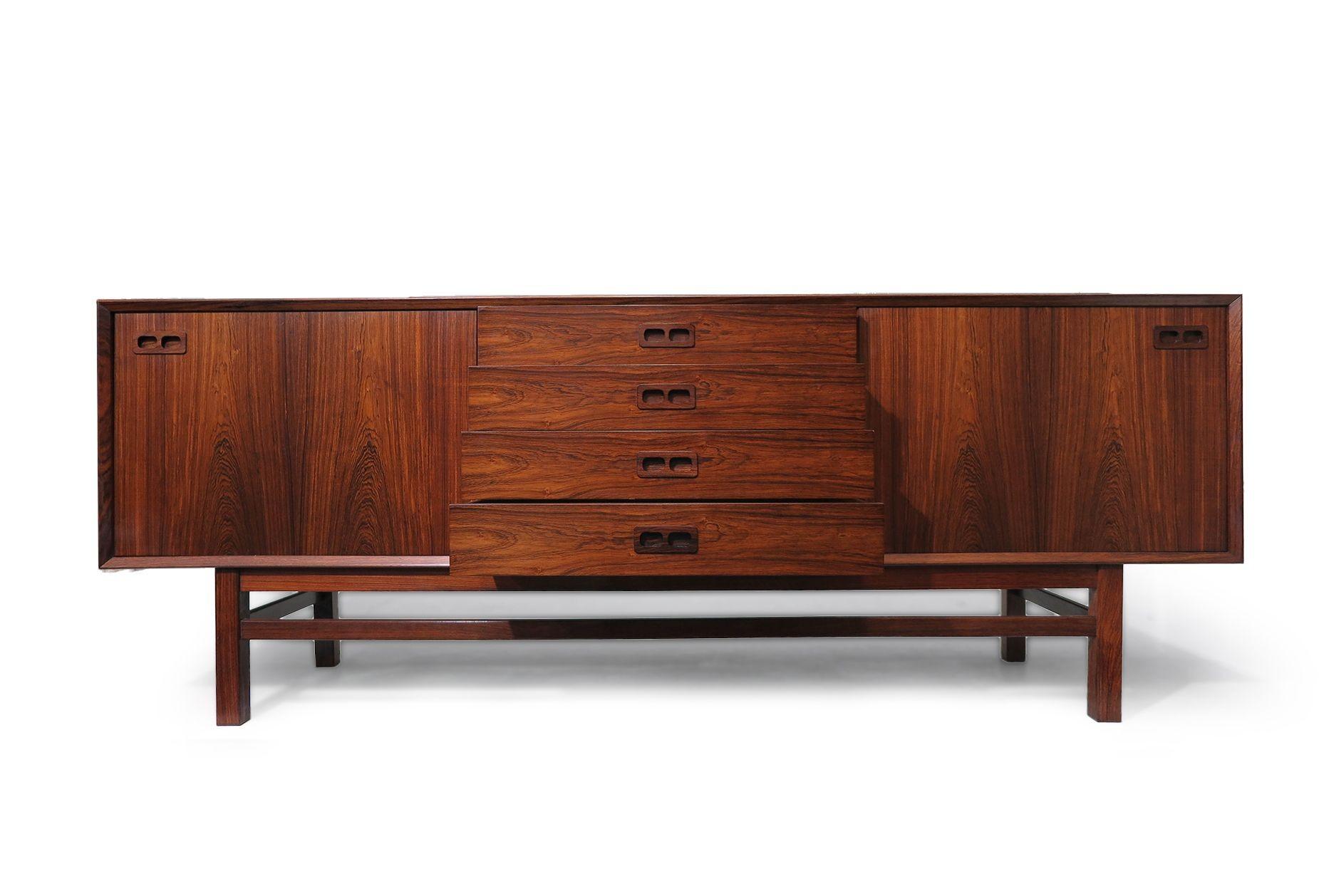 Finley Restored Mid-century Danish Rosewood Credenza 2