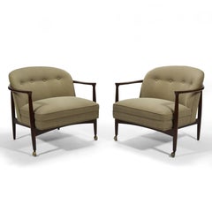 Finn Andersen Pair of Barrel-Back Lounge Chairs