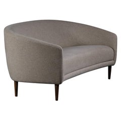 Finn Jhul Little Mother Three Seater Sofa, Wood and Fabric