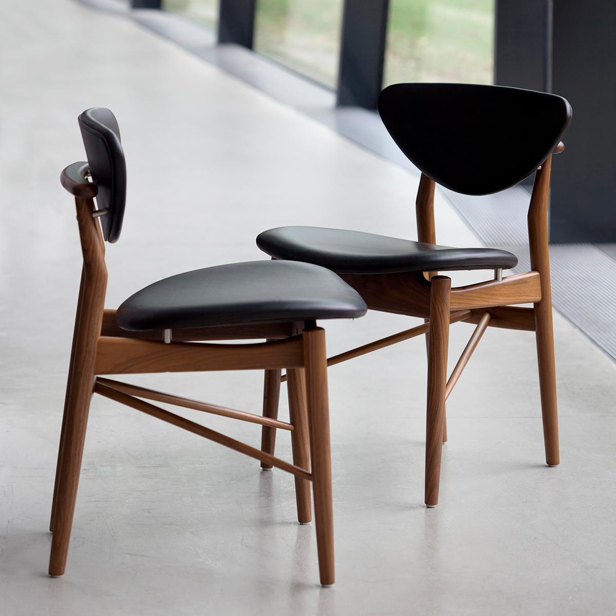 Finn Juhl 108 Chair, Wood and Fabric by House of Finn Juhl 6