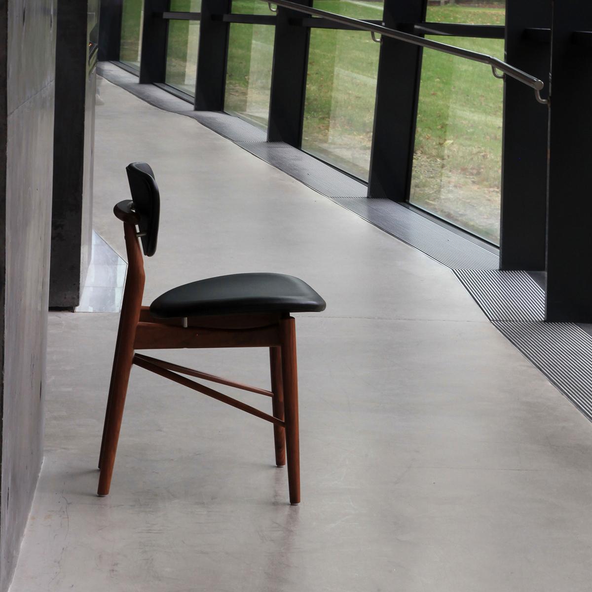 Finn Juhl 108 Chair, Wood and Fabric by House of Finn Juhl 7