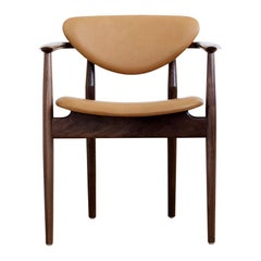 Finn Juhl 109 Chair, Wood and Leather by House of Finn Juhl