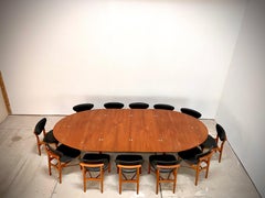 Finn Juhl 12 Chair Set FJ55 by Niels Vodder