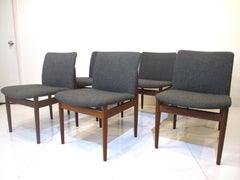 Finn Juhl 191 Teak Dining Chairs by France & Sons Denmark