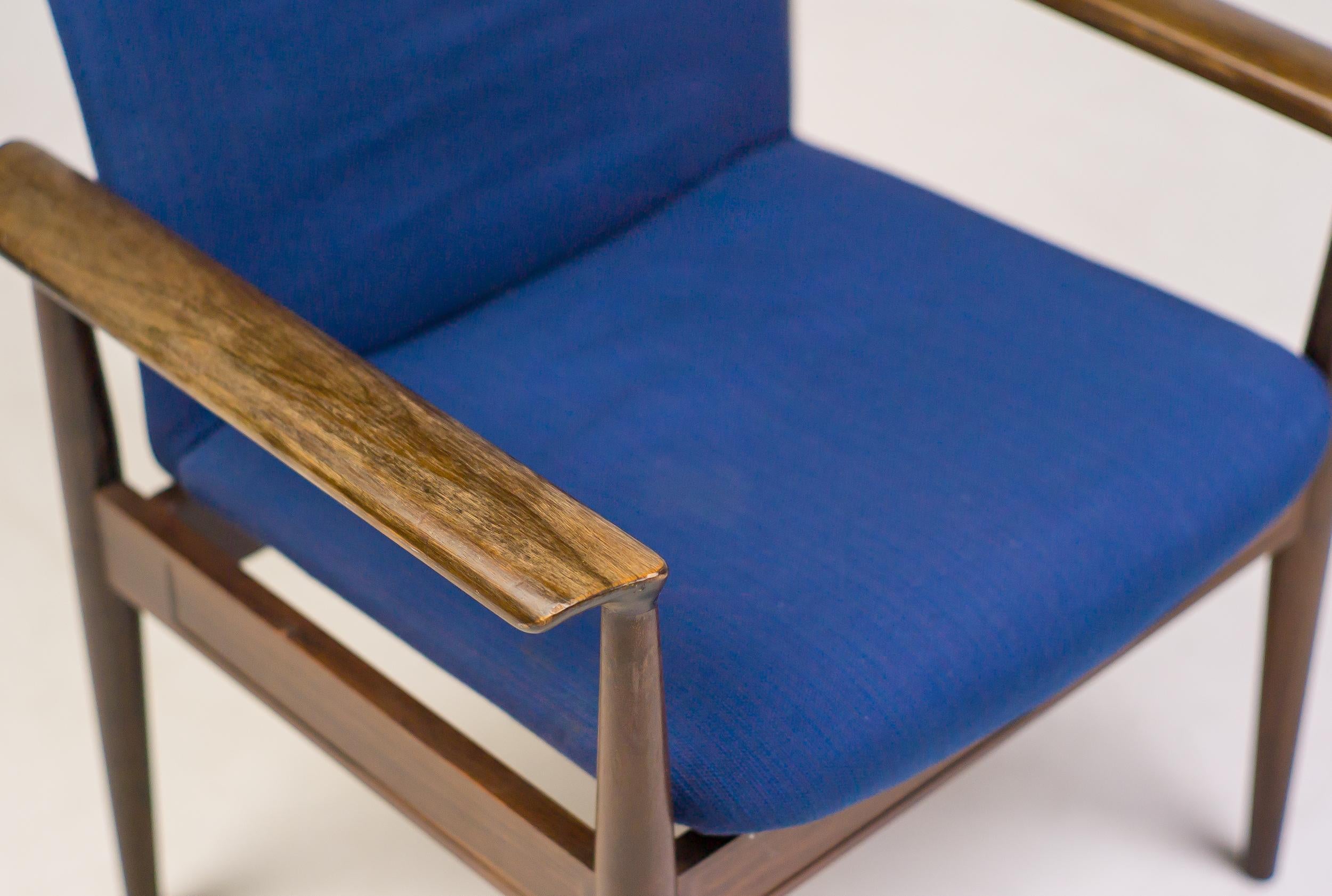 Finn Juhl 1960 Diplomat Chair in Rosewood In Fair Condition For Sale In Dronten, NL
