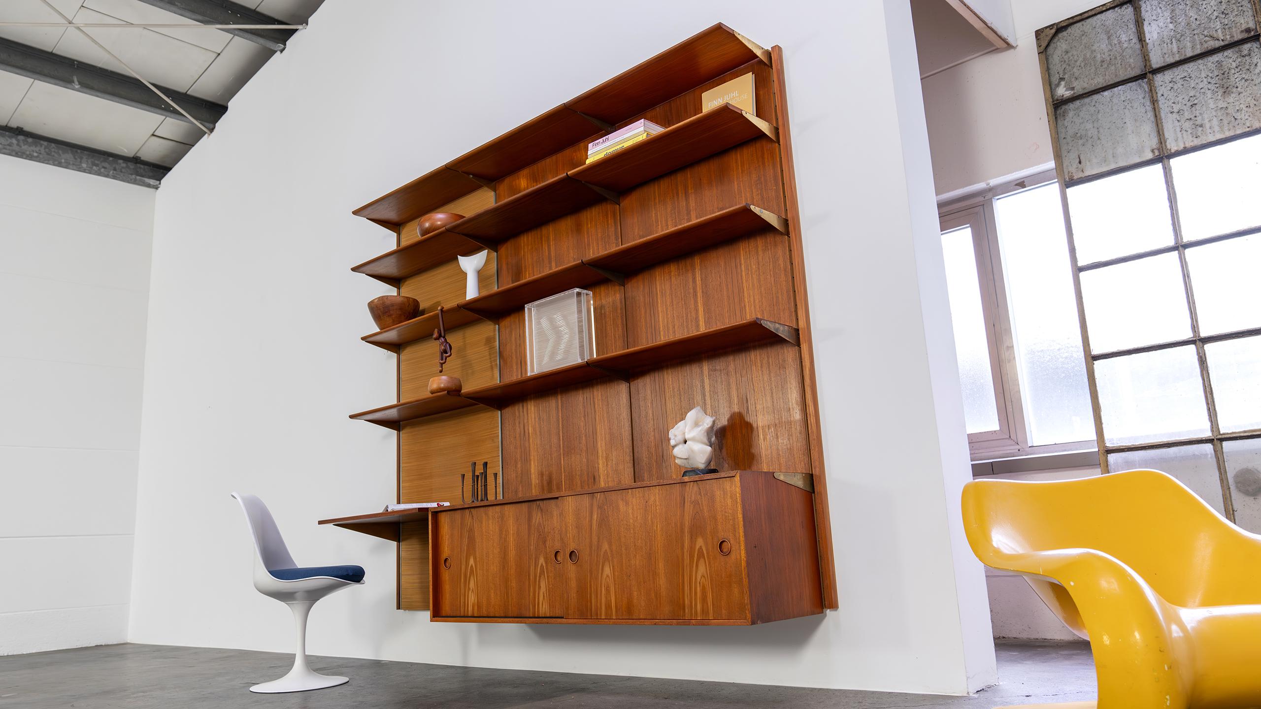Finn Juhl 1962 Teca Mueble Aparador Escritorio BO71 Bovirke Mid Century Modern en venta 6