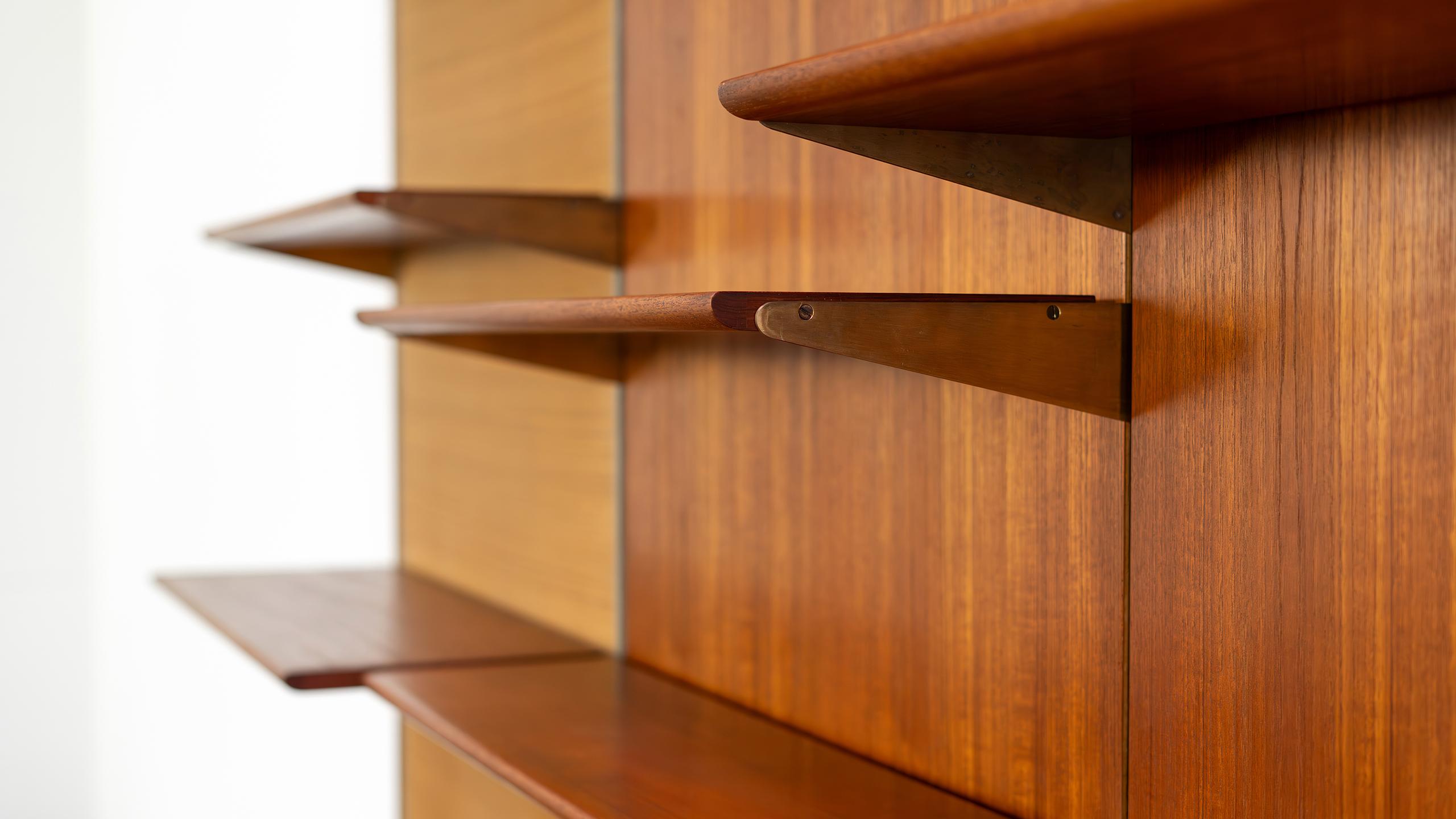 Finn Juhl 1962 Teca Mueble Aparador Escritorio BO71 Bovirke Mid Century Modern en venta 9