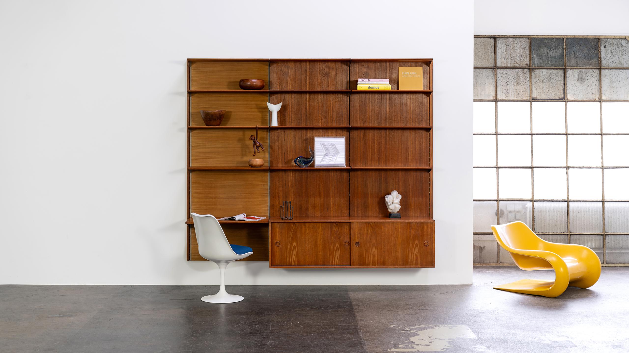 Finn Juhl 1962 Teca Mueble Aparador Escritorio BO71 Bovirke Mid Century Modern Hecho a mano en venta