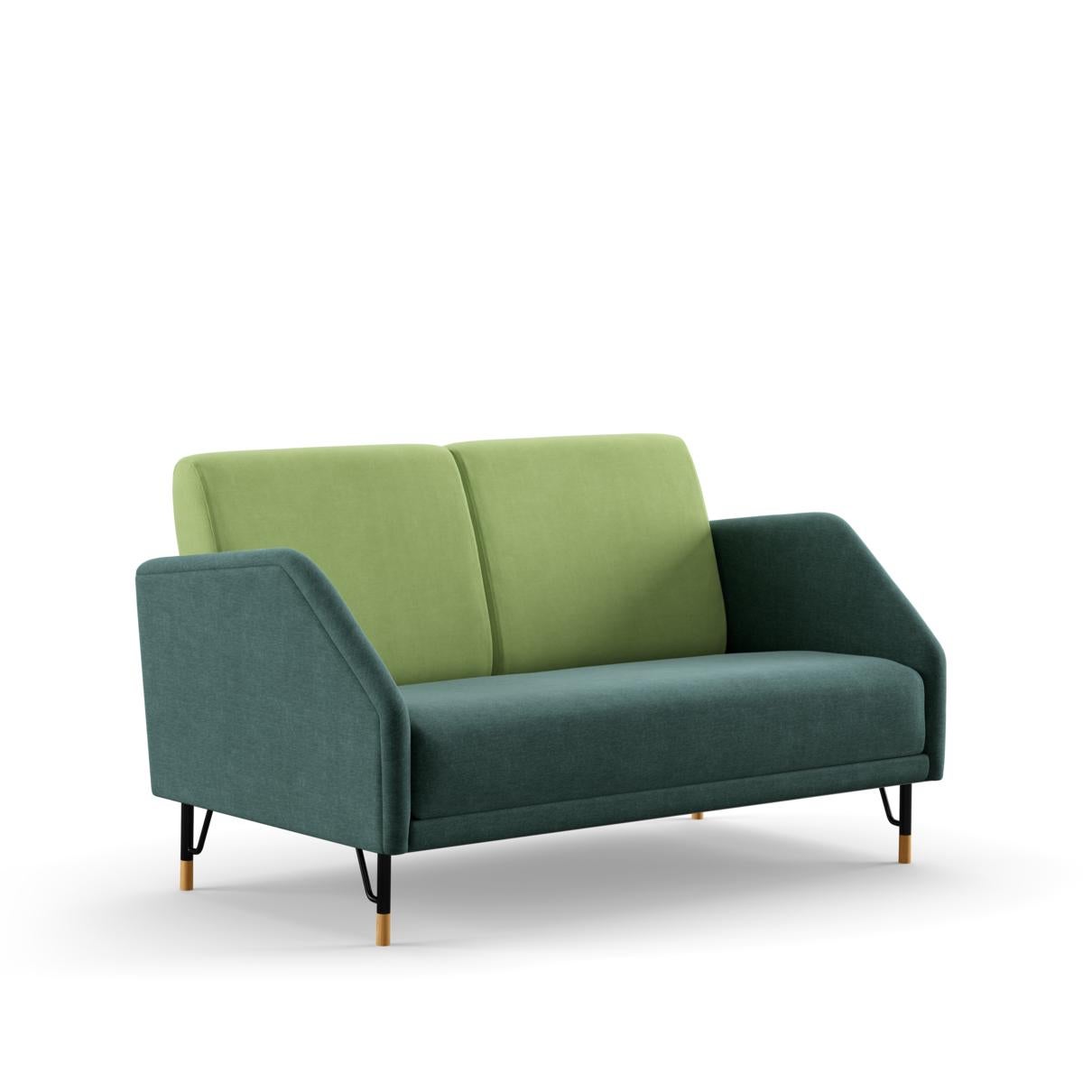 Finn Juhl 2-Seat 77 Sofa Couch, Wood and Fabric 4