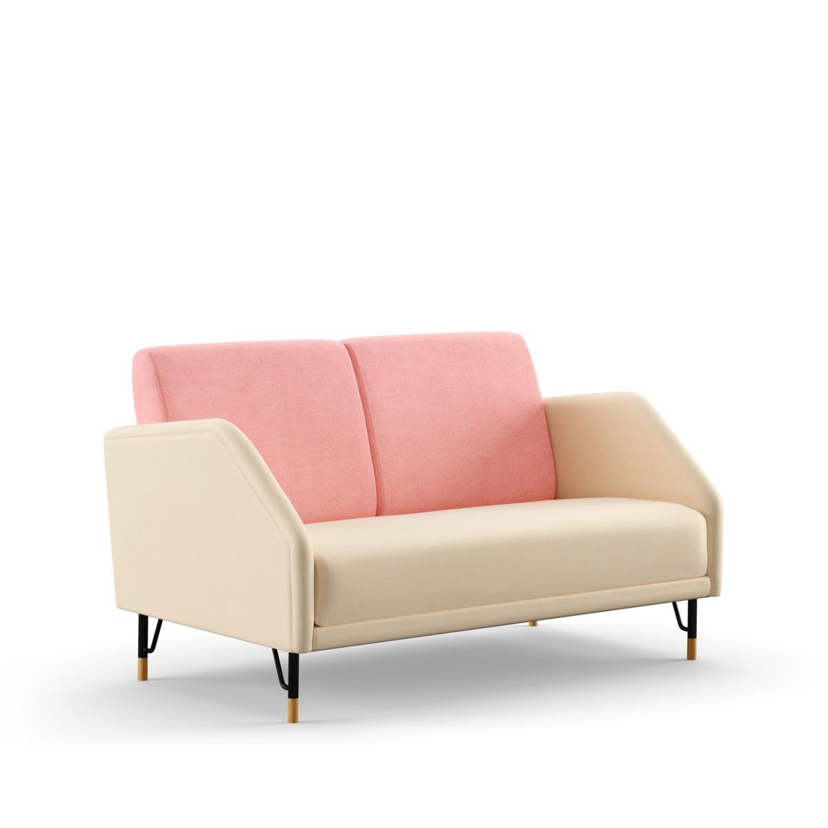 Finn Juhl 2-Seat 77 Sofa Couch, Wood and Fabric 6
