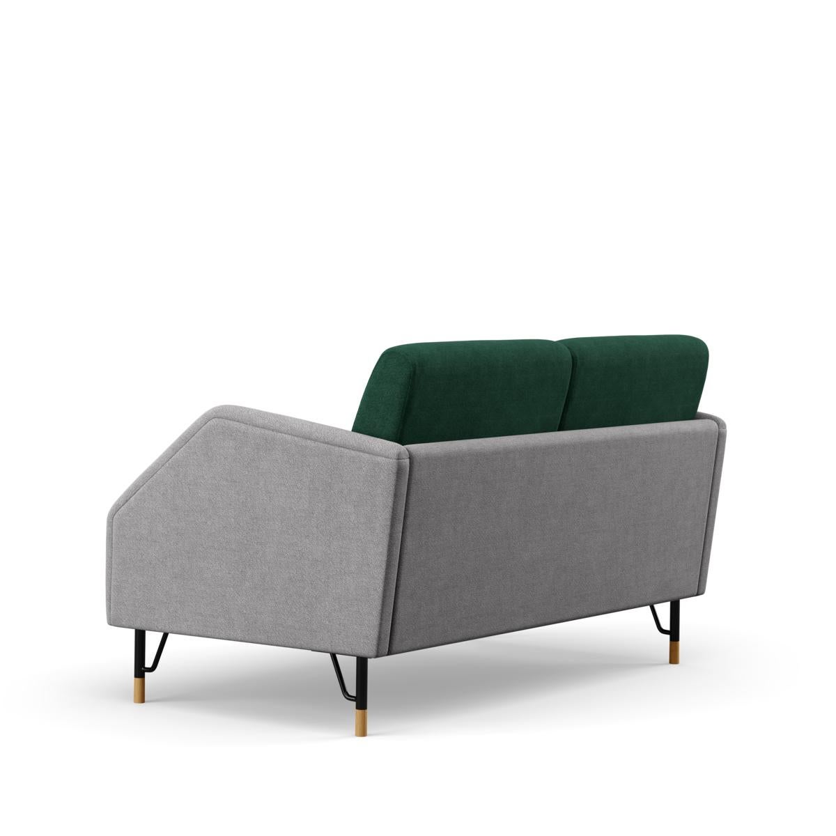 Finn Juhl 2-Seat 77 Sofa Couch, Wood and Fabric 1