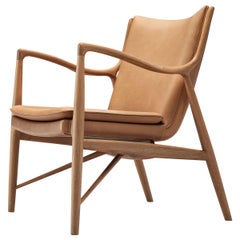 Fauteuil '45' de Finn Juhl en noyer