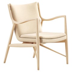 Finn Juhl 45 Chair, Wood and Fabric