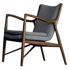 Finn Juhl 45 Chair, Wood and Fuse Fabric