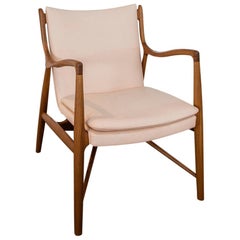 Finn Juhl 45 Chair Wood and Leather