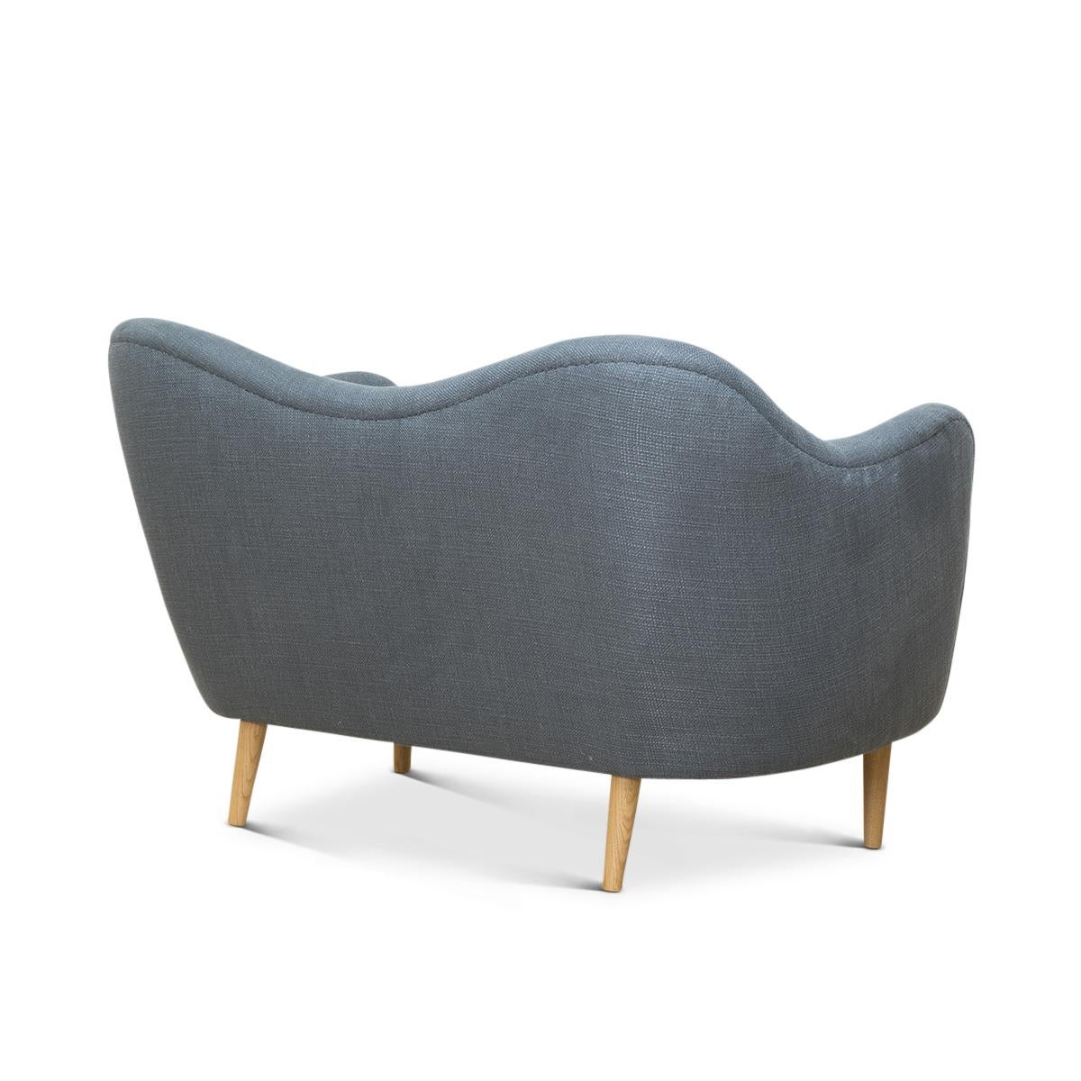 Finn Juhl 46 Sofa Couch Wood and Fabric 2