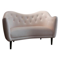 Finn Juhl 46 Sofa Couch Wood and Leather