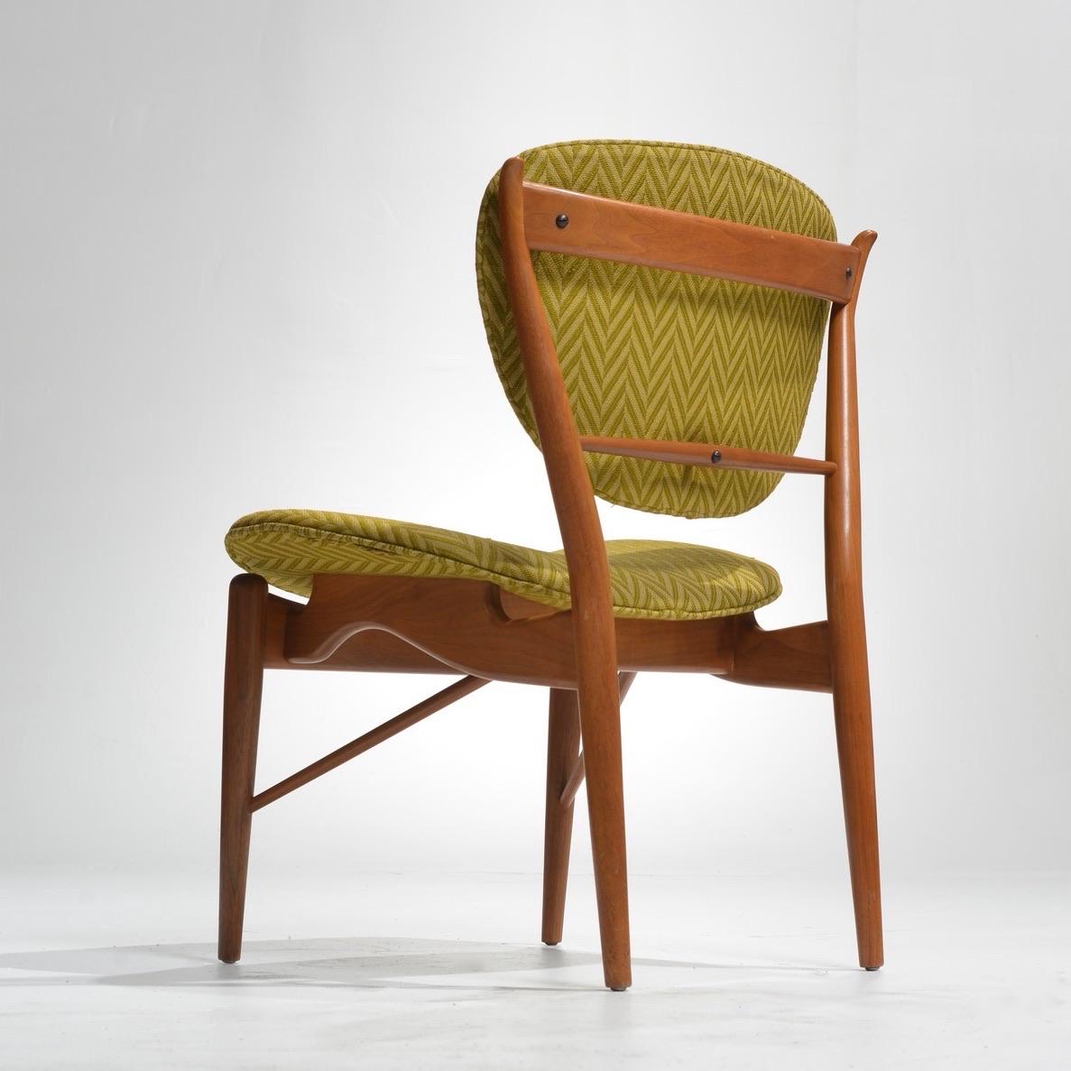 Finn Juhl 51 Chairs by Baker, 1952 For Sale 1
