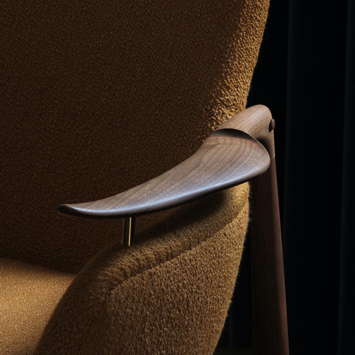 Fabric Finn Juhl 53 Chair by House of Finn Juhl