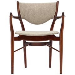 Fauteuil Finn Juhl BO-46 en tissu Savak original