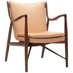 Finn Juhl Armchair 45 in Vegetal Leather