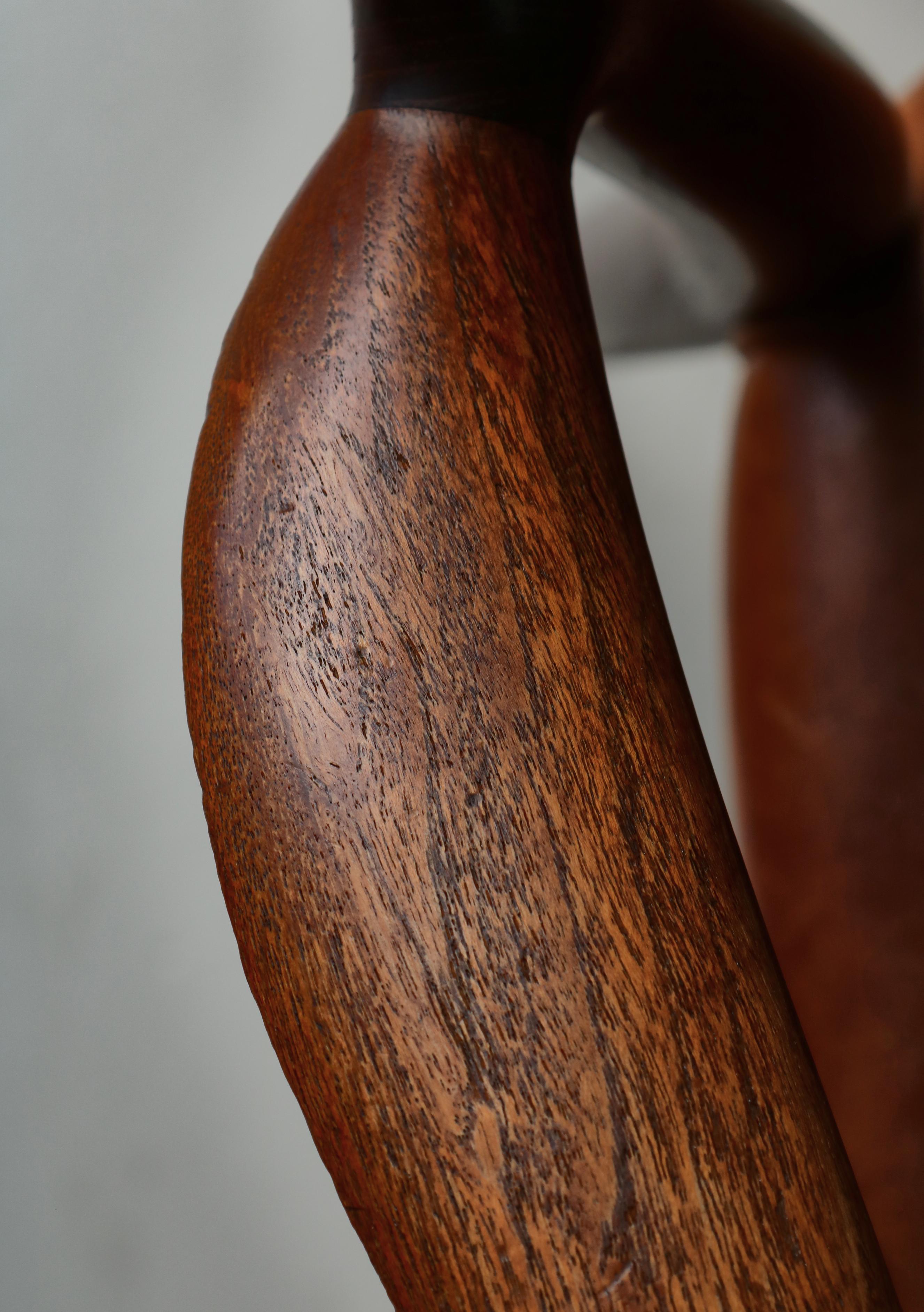 Mid-20th Century Finn Juhl Armchair NV46 by Niels Vodder in Teakwood & Natural Leather, 1950s