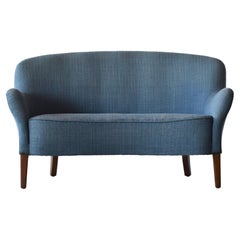 Finn Juhl zugeschriebenes dänisches Loveseat-Modell 188 von Slagelse Mobelvaerk, 1950er Jahre 